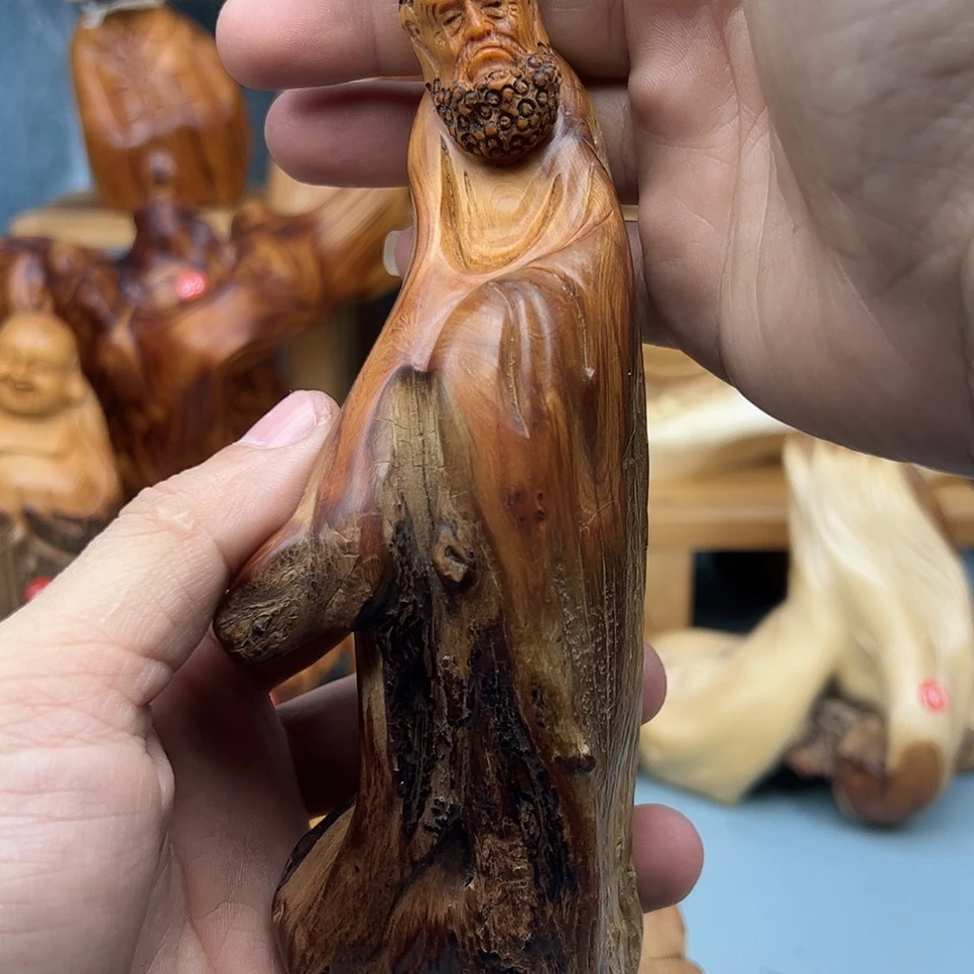 木N**O柏木摆件手把件