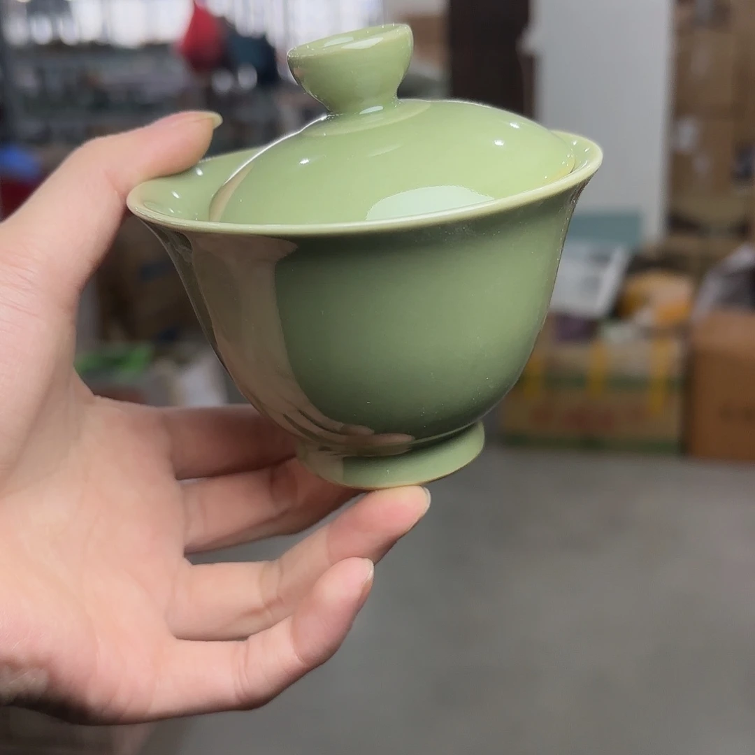 龙泉云间青瓷小米茶器