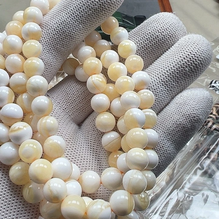 白玉菩提吊坠黄色2689