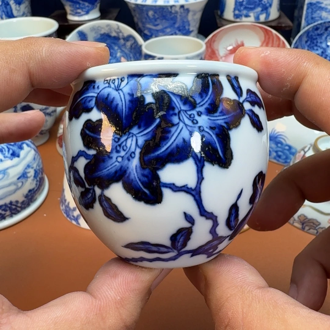 杯子景德镇全手工手绘陶瓷