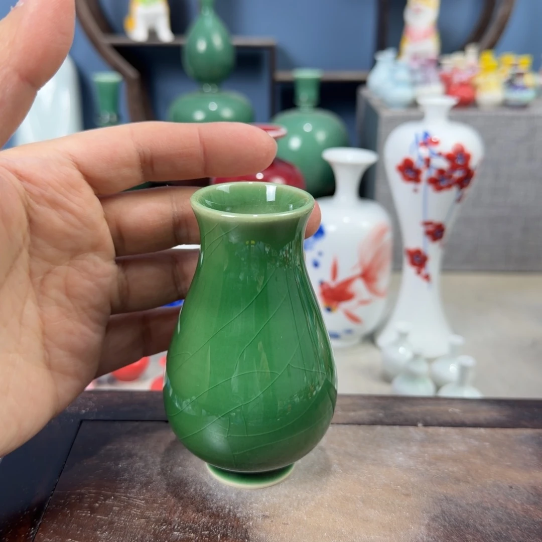 陶瓷手工小花器摆件