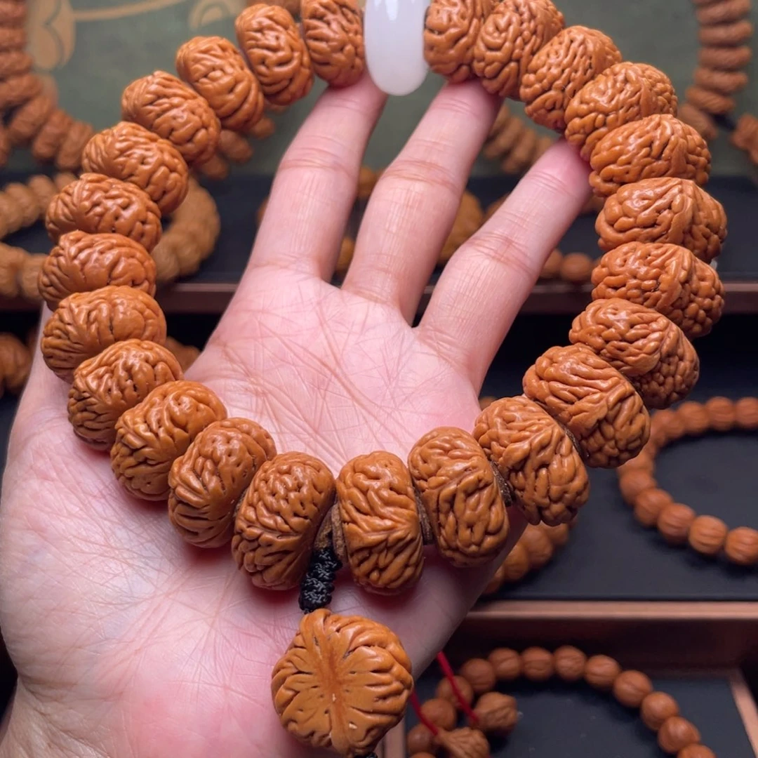 桃核吊坠22麒麟纹