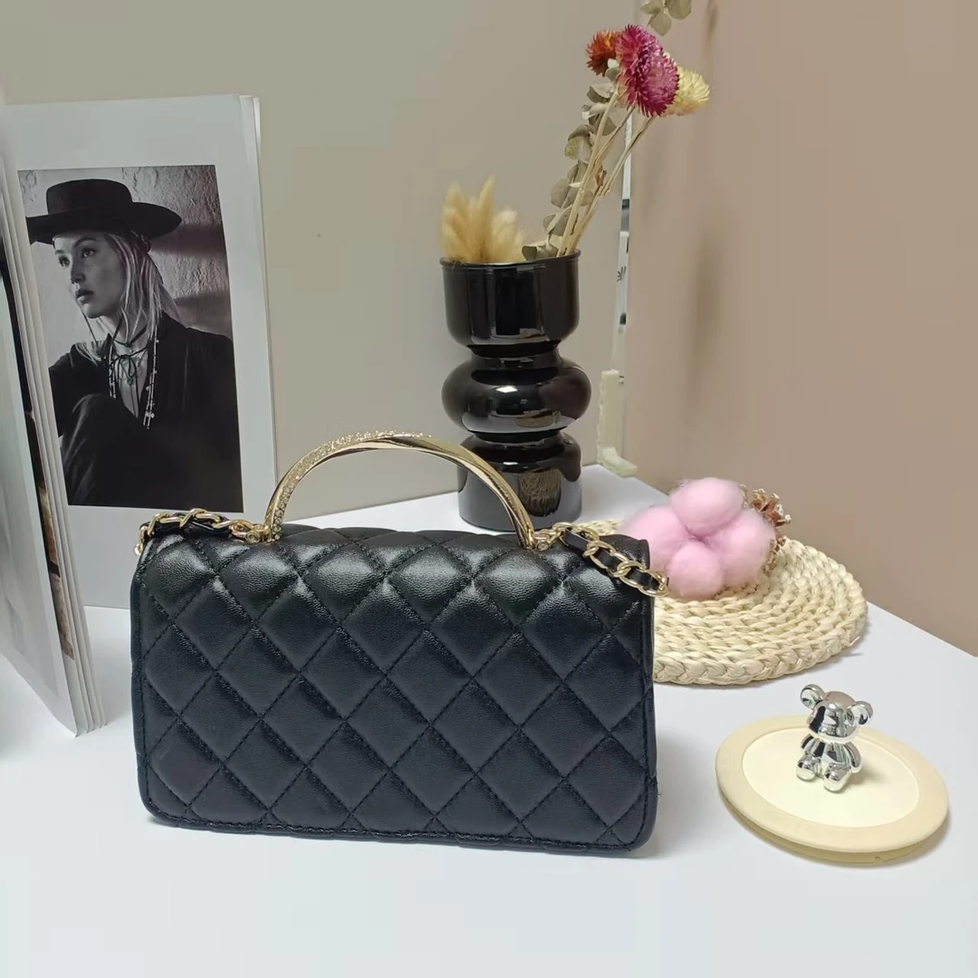 简约百搭高级感2025新大容量女包6833黑