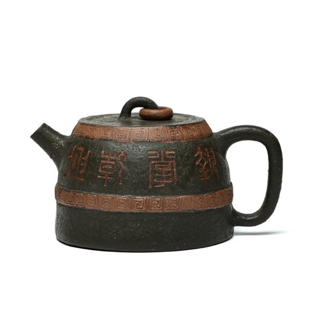 饶青 执掌乾坤 老段泥（粉绿泥） 140cc