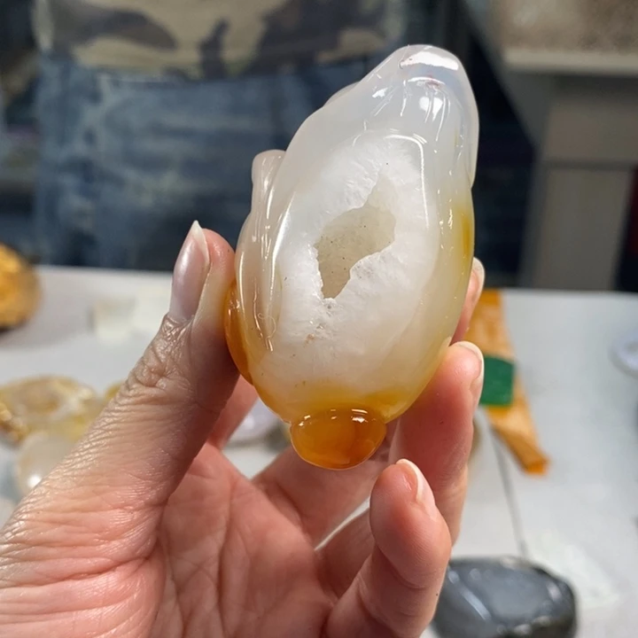 玛瑙/玉髓吊坠(不含链)未镶嵌