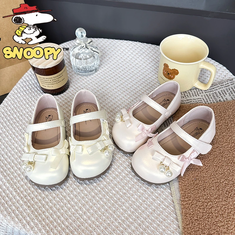 Snoopy/史努比女童公主鞋2025秋季新款休闲软底演出走秀女孩单鞋