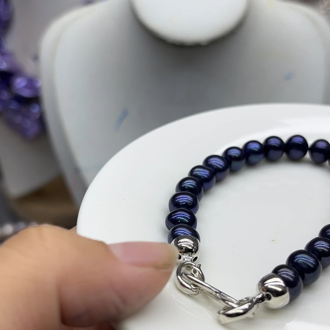 淡水珍珠钛钢颈饰