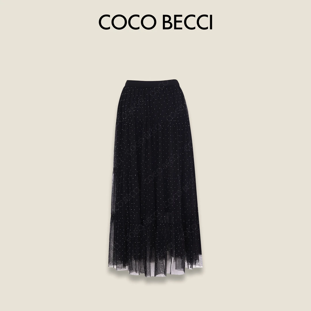 COCO BECCI【漫天星河】珍珠絮语蕾丝温柔梦幻半裙CFXYC171060