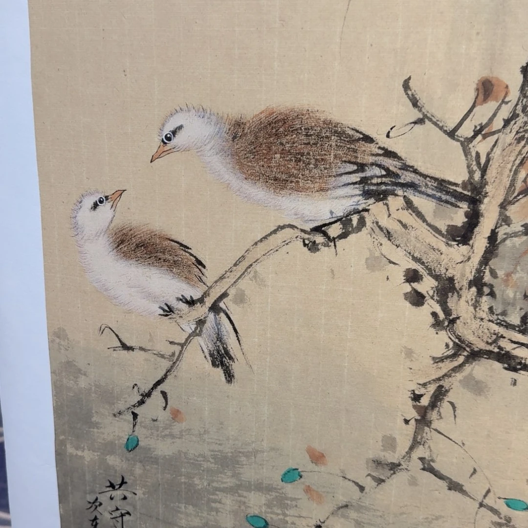 国画国画作品山水花鸟