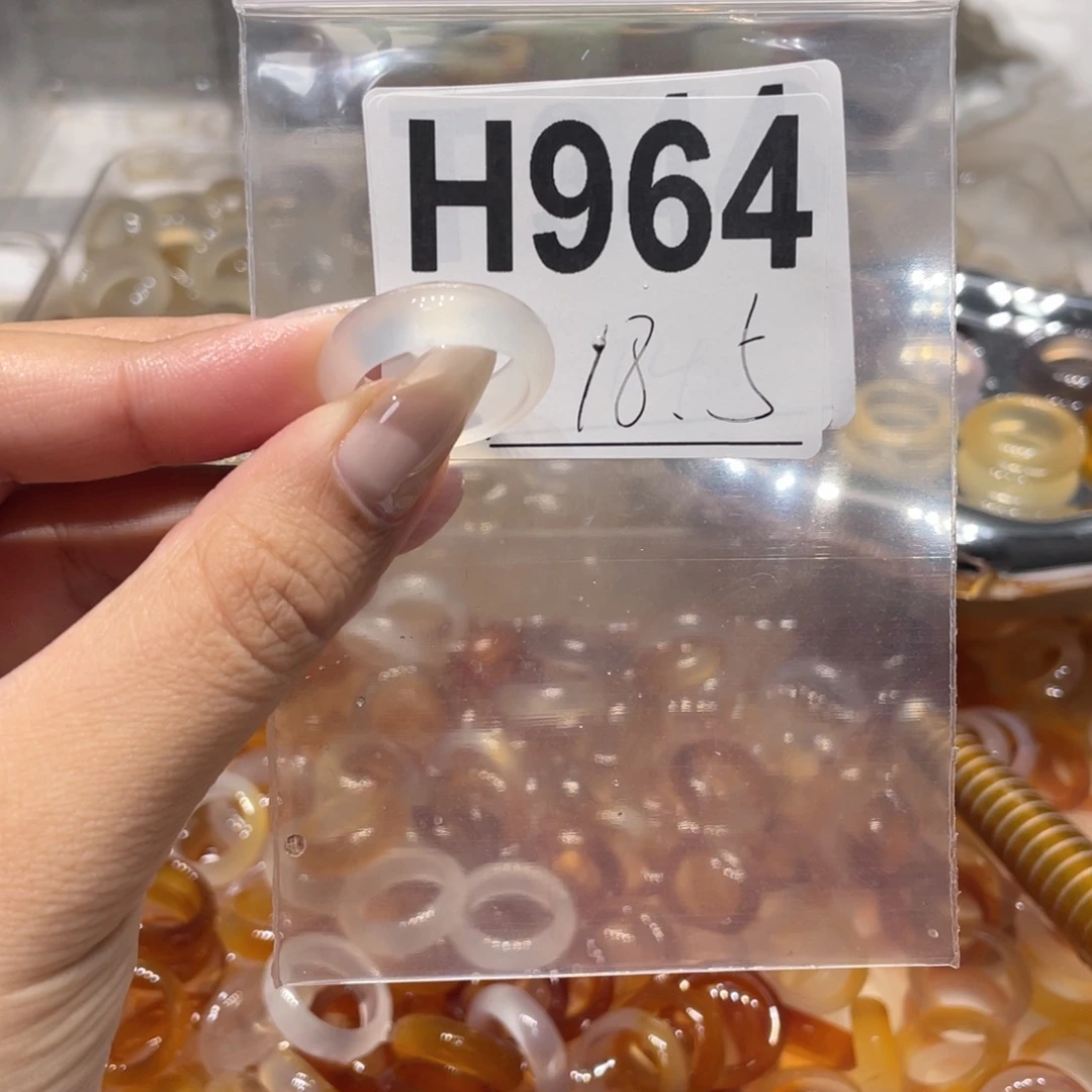 玛瑙/玉髓未镶嵌戒指964