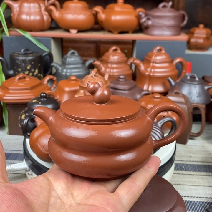 茶壶紫砂葫芦260cc原矿老清水特价