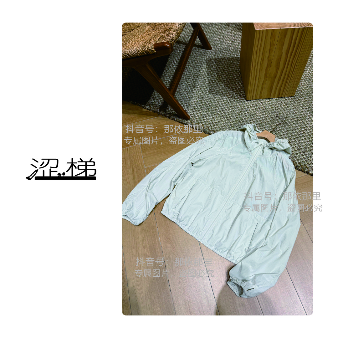 涩梯【春夏装-防晒外套】10152蝉翼防晒连帽外套百搭时尚女上衣