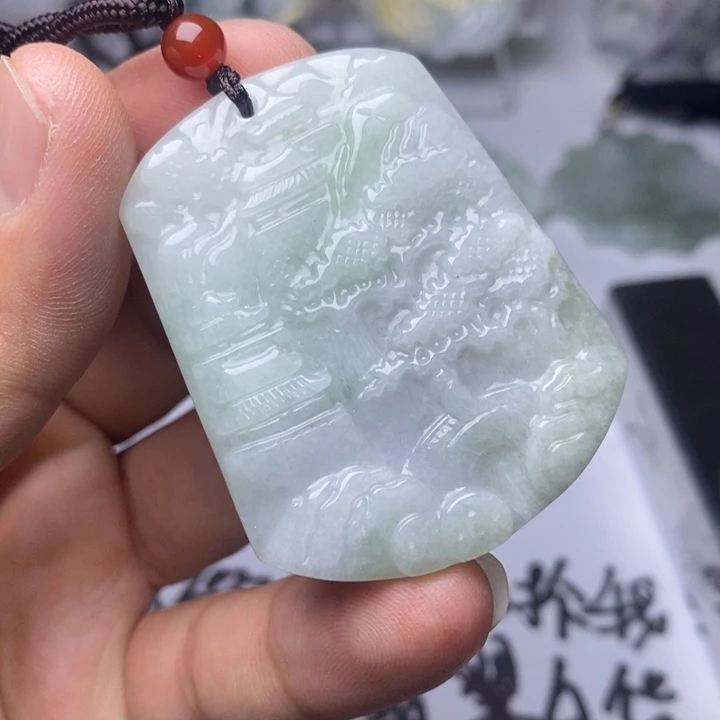 翡翠未镶嵌颈饰翡翠