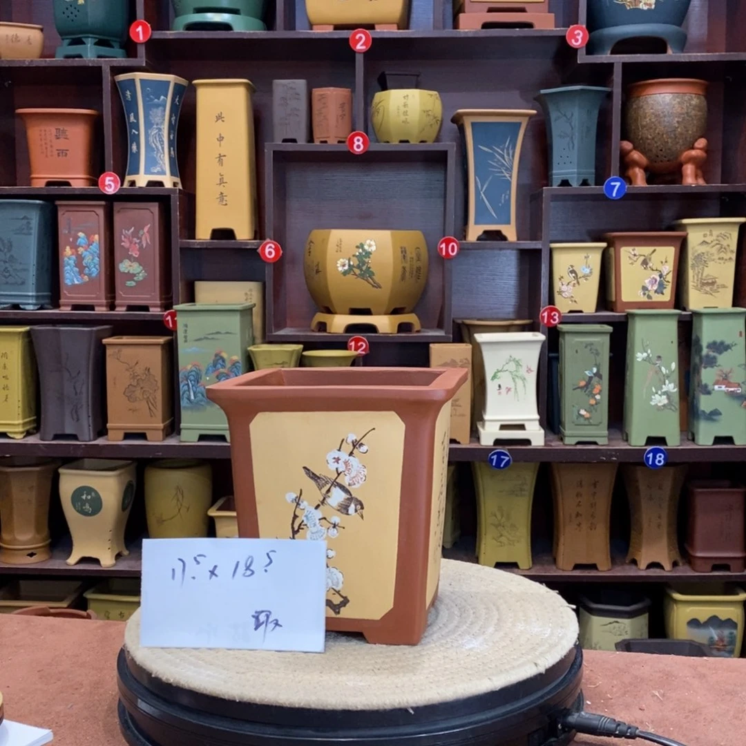 紫砂花盆紫砂花盆