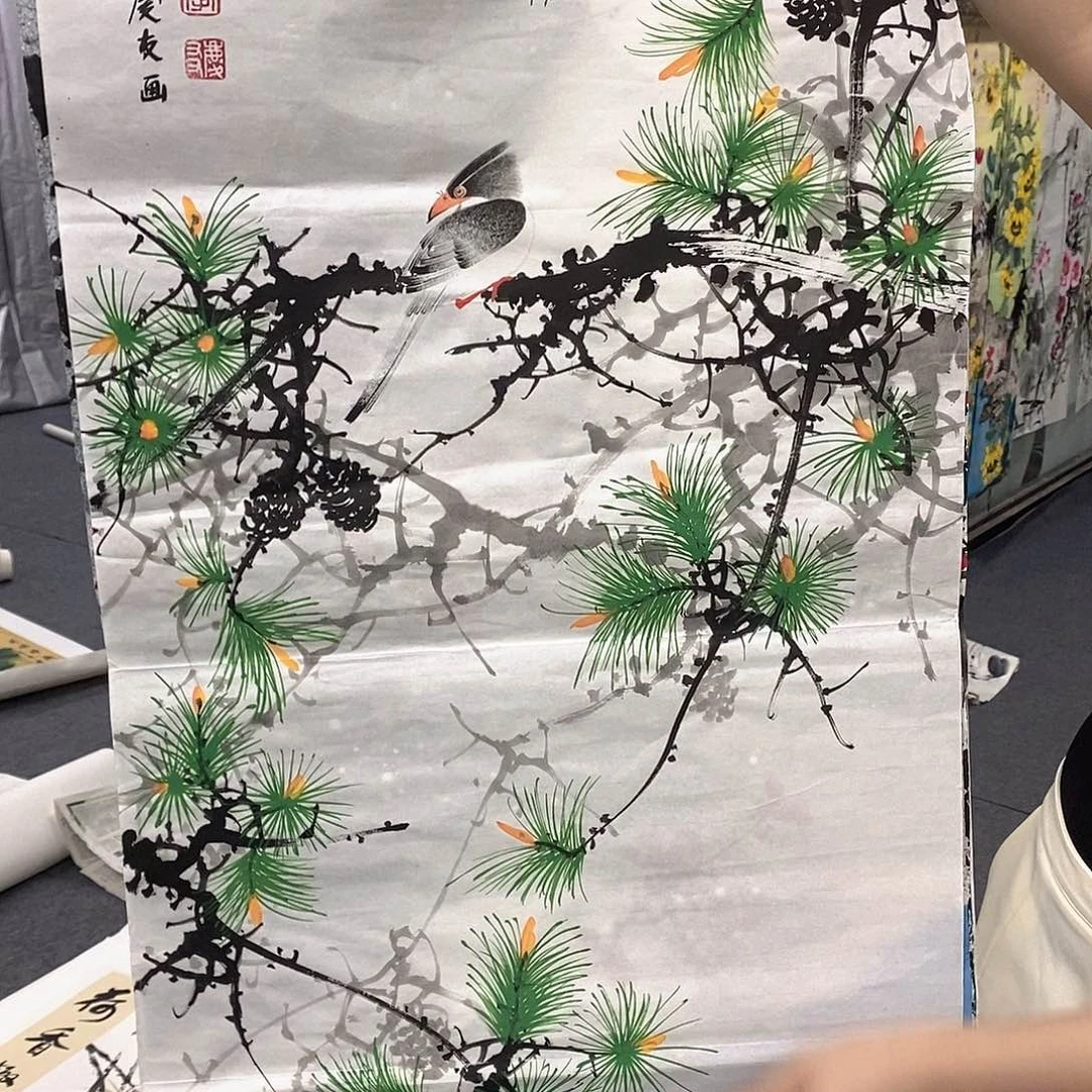 国画国画作品手绘