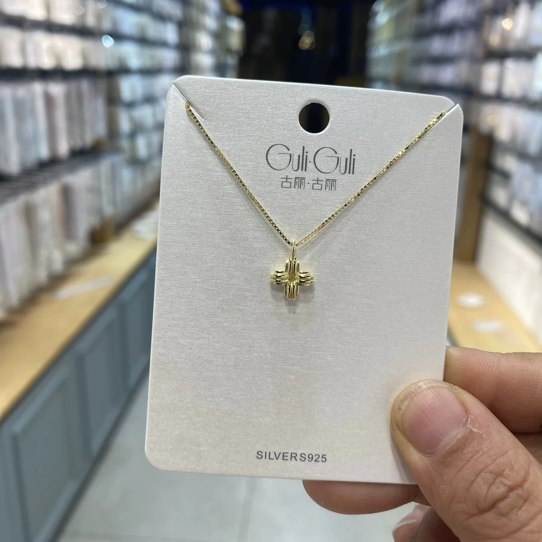 链子925银 02190古丽品牌新款s925纯银项链