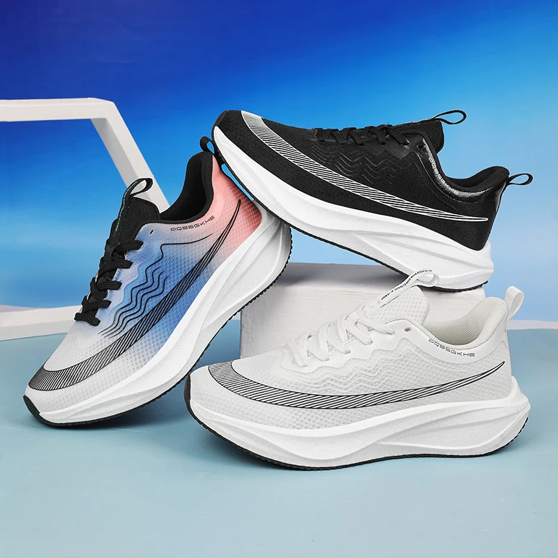 超轻夜光高弹爆米花运动鞋透气运动鞋情侣鞋轻便减震2988