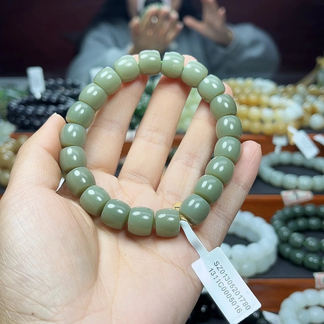 和田玉未镶嵌手链