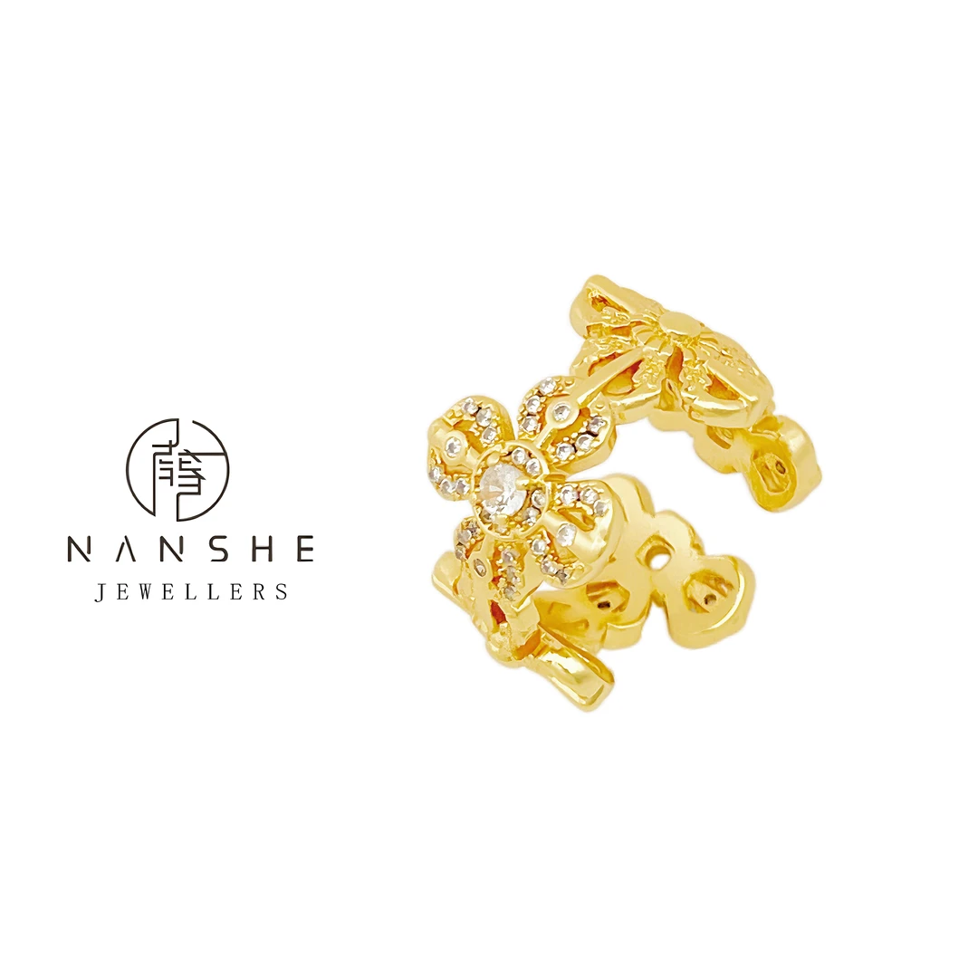 NANSHE/南奢 镂空灵动戒指经典L1040