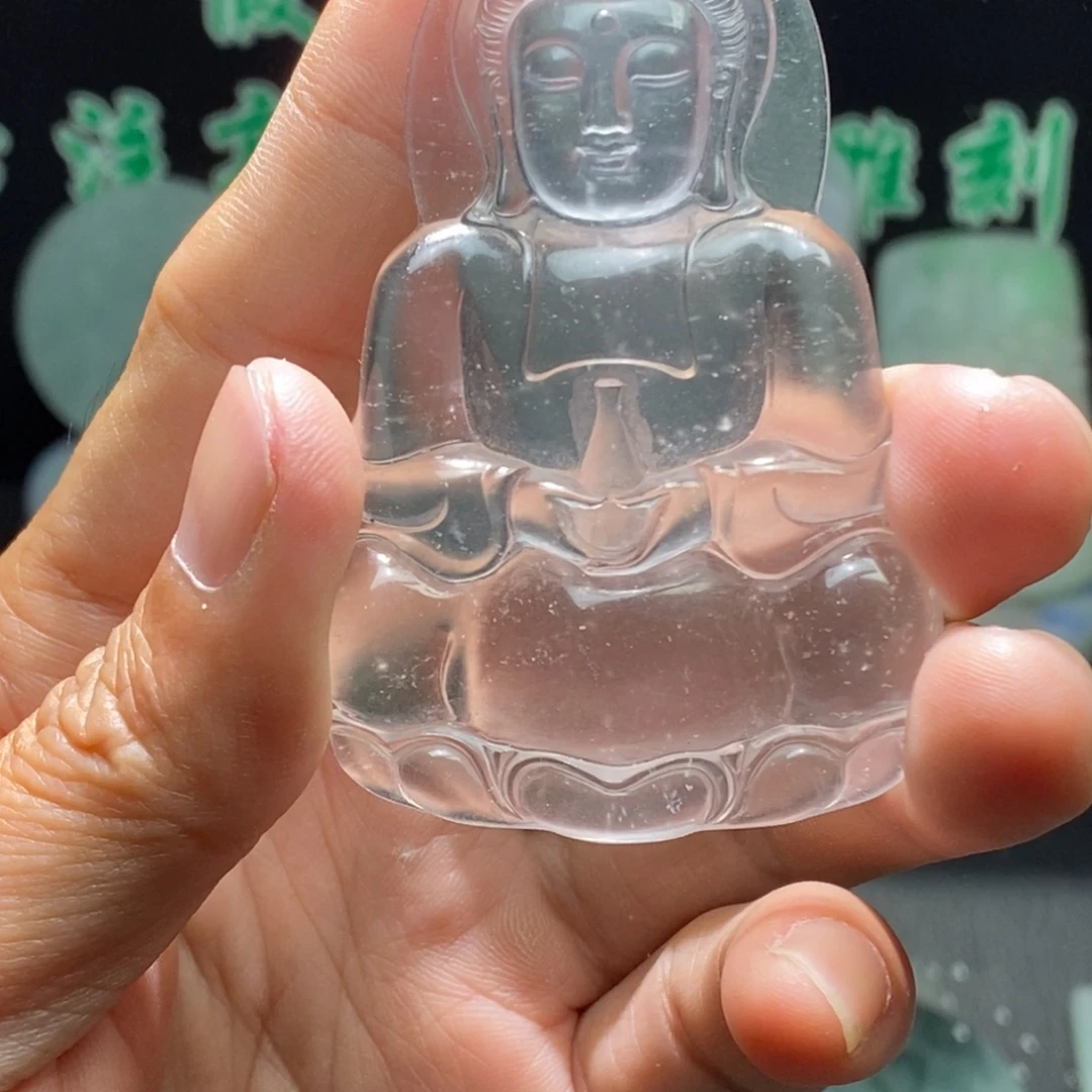 纯天然俄料未镶嵌定制石英质玉纯天然俄料雪花棉