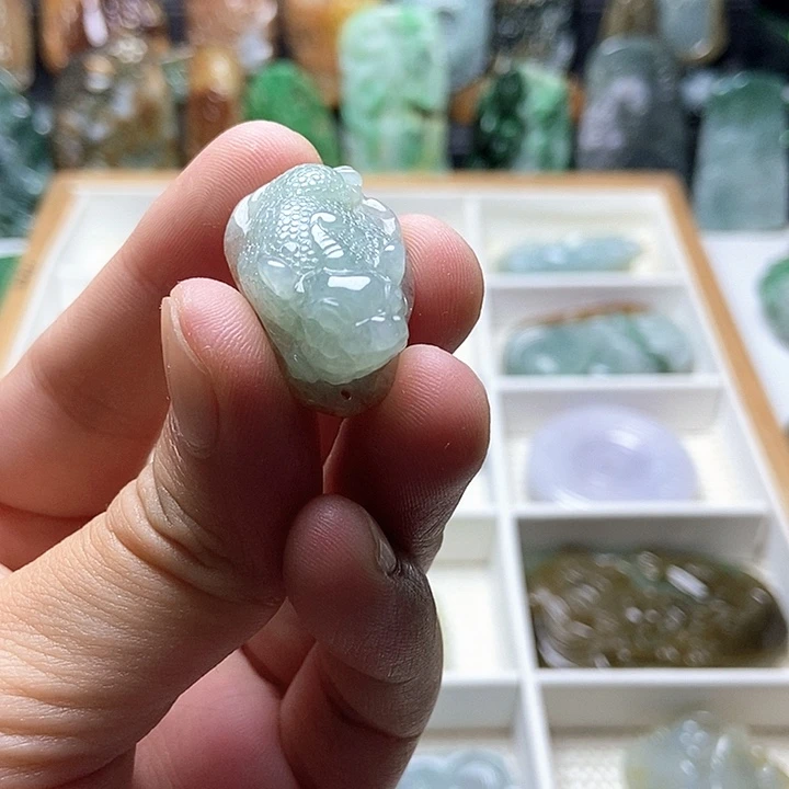颈饰未镶嵌翡翠翡翠a货