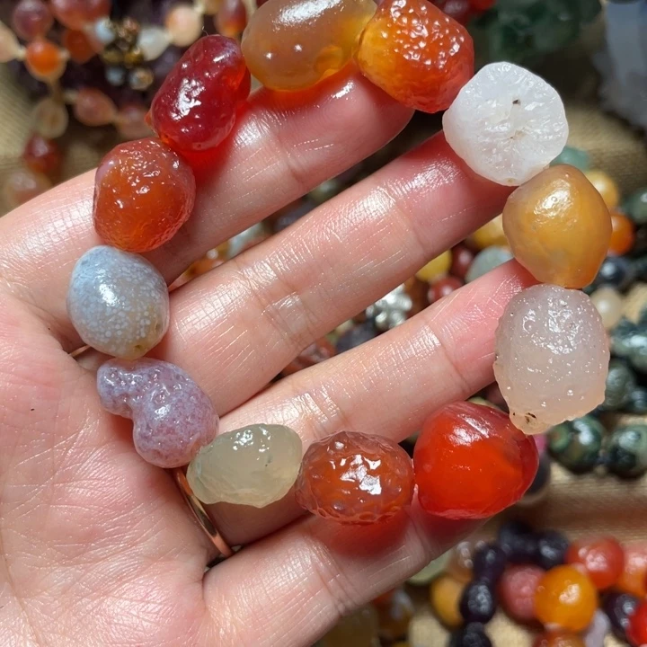 玛瑙/玉髓未镶嵌手链