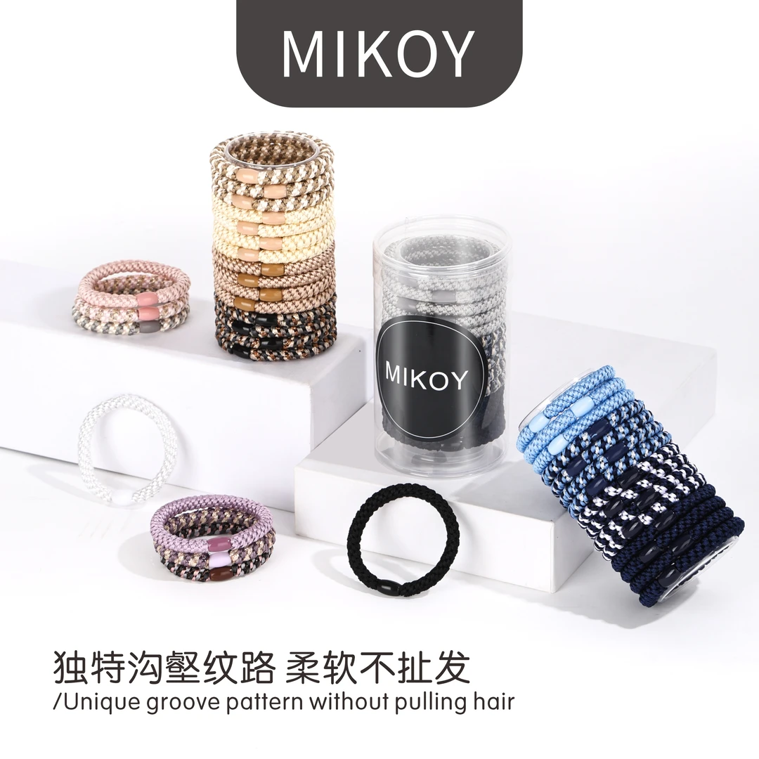 Mikoy/时尚发圈高弹力皮筋发圈明星同款高级感发饰扎头发头绳百搭
