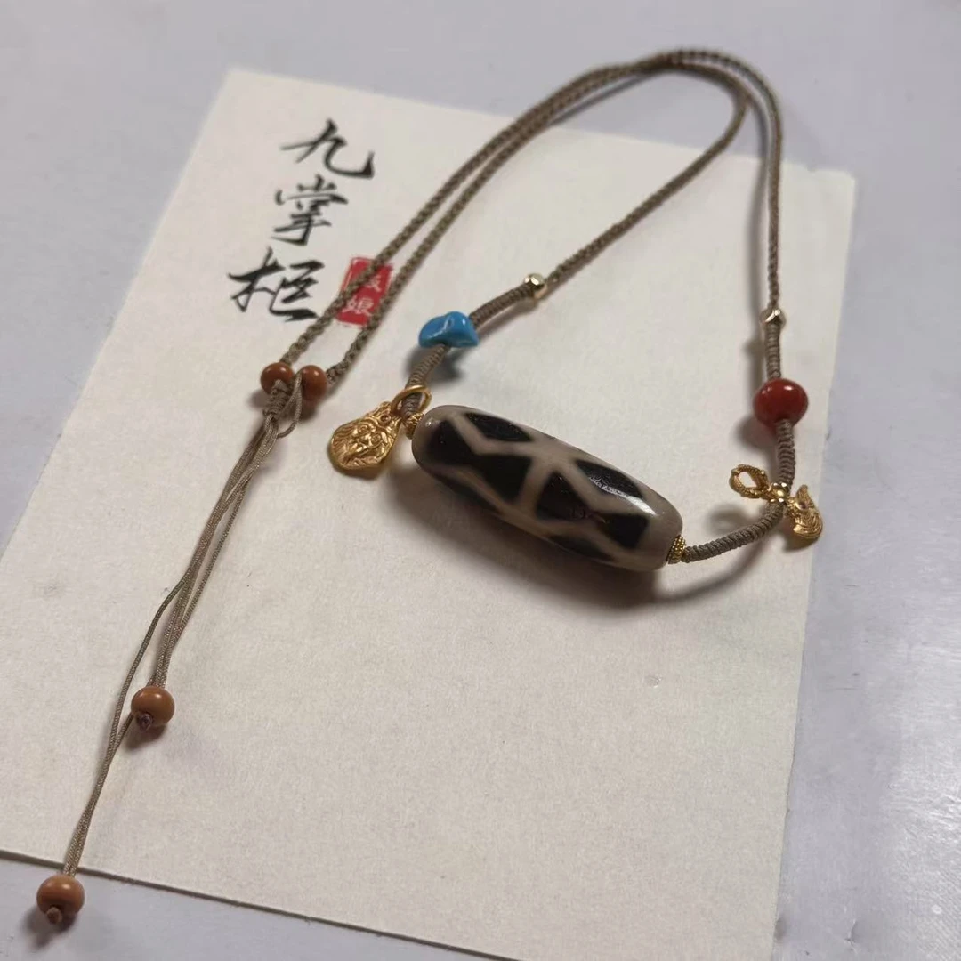 天然玛瑙珠珠项链简约原创设计气质时尚百搭轻奢珠宝