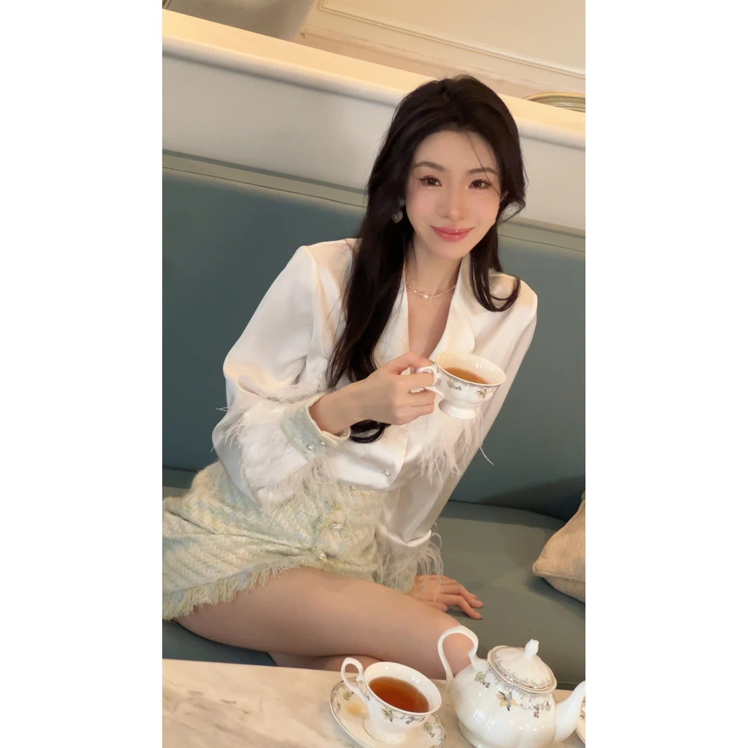 【雅乔宠粉专场】青提茉莉 糖果色小香半身短裙DYTY-23087447