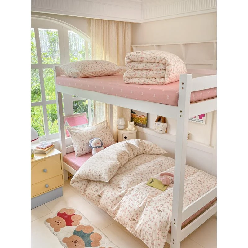 【沐梵家居】开学季！百分百全棉印花加密学生宿舍三件套-彩绘世界