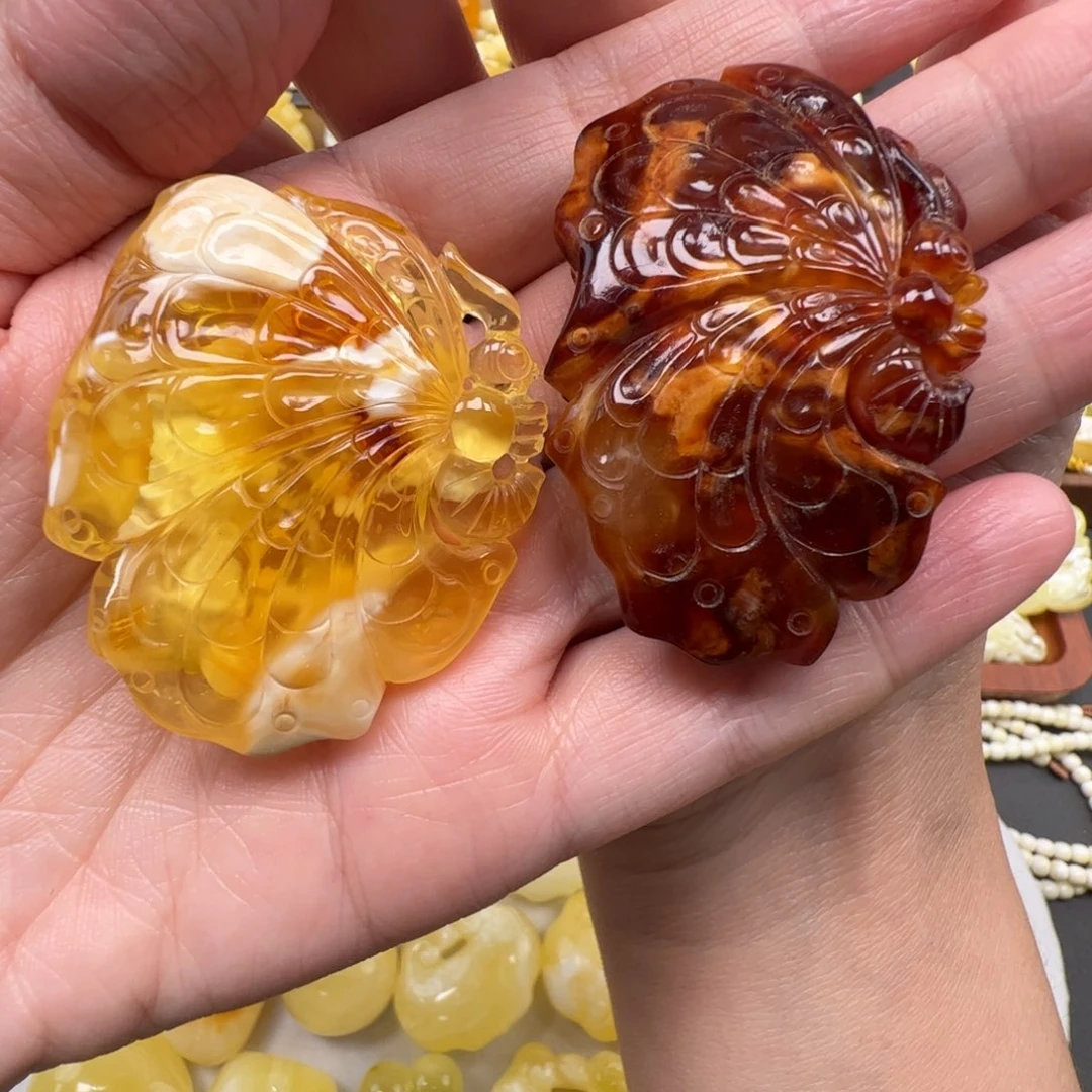 琥珀未镶嵌裸石蜜蜡