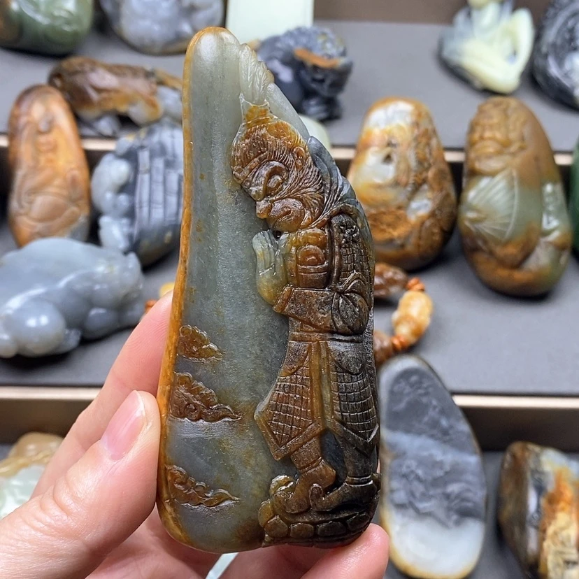 【闪购商品】未镶嵌和田玉把件用****4定制