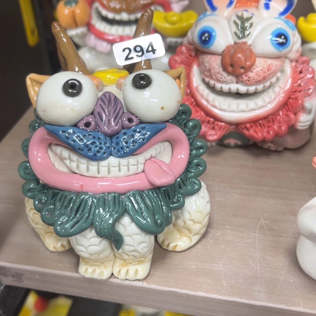 陶瓷纯手工抽象陶瓷摆件294