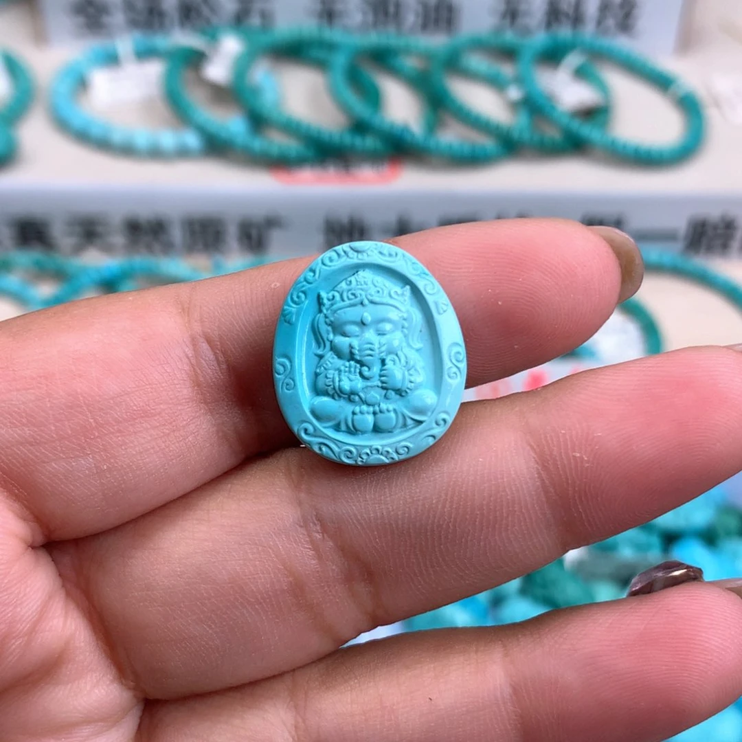绿松石未镶嵌雕刻