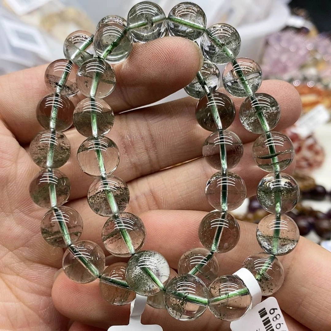 水晶手串未镶嵌多样性发货发一条
