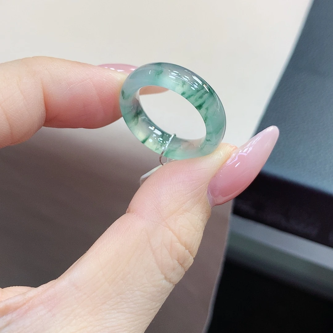 未镶嵌戒指翡翠14号