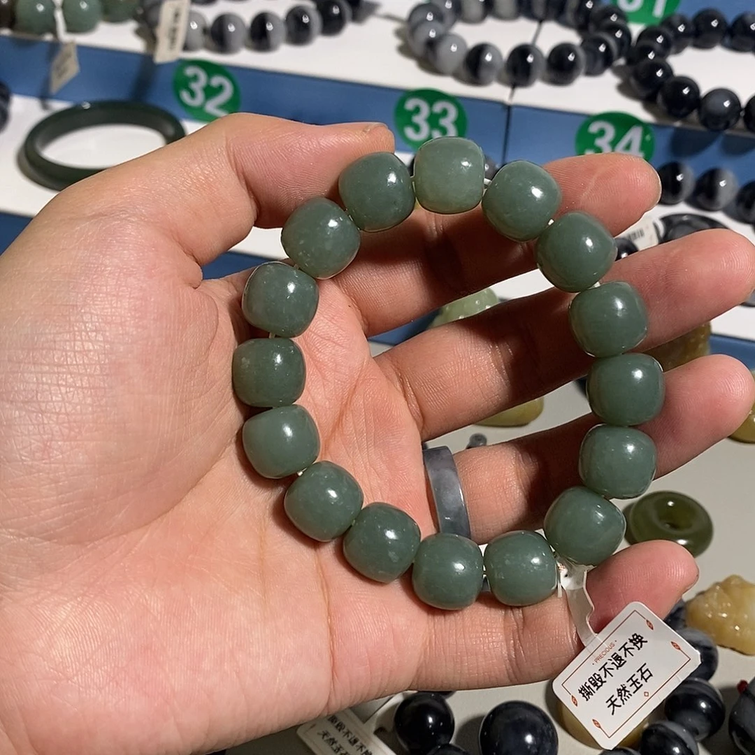 和田玉未镶嵌手串