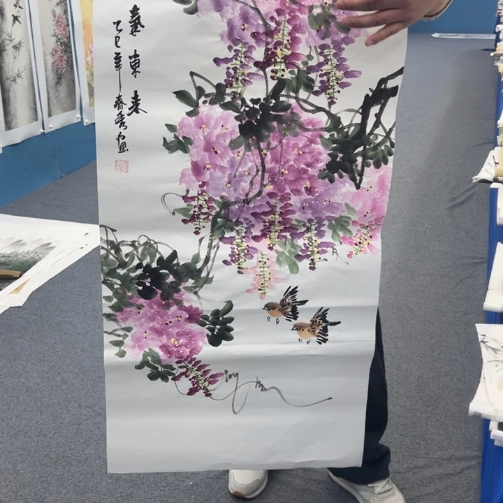 国画宣纸纯手绘字画