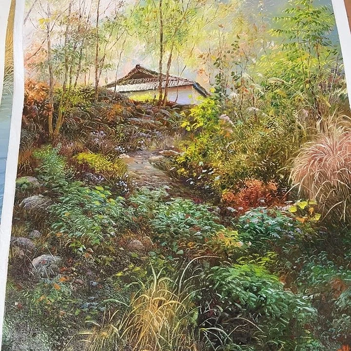 油画恭喜嘻嘻仔仔细细