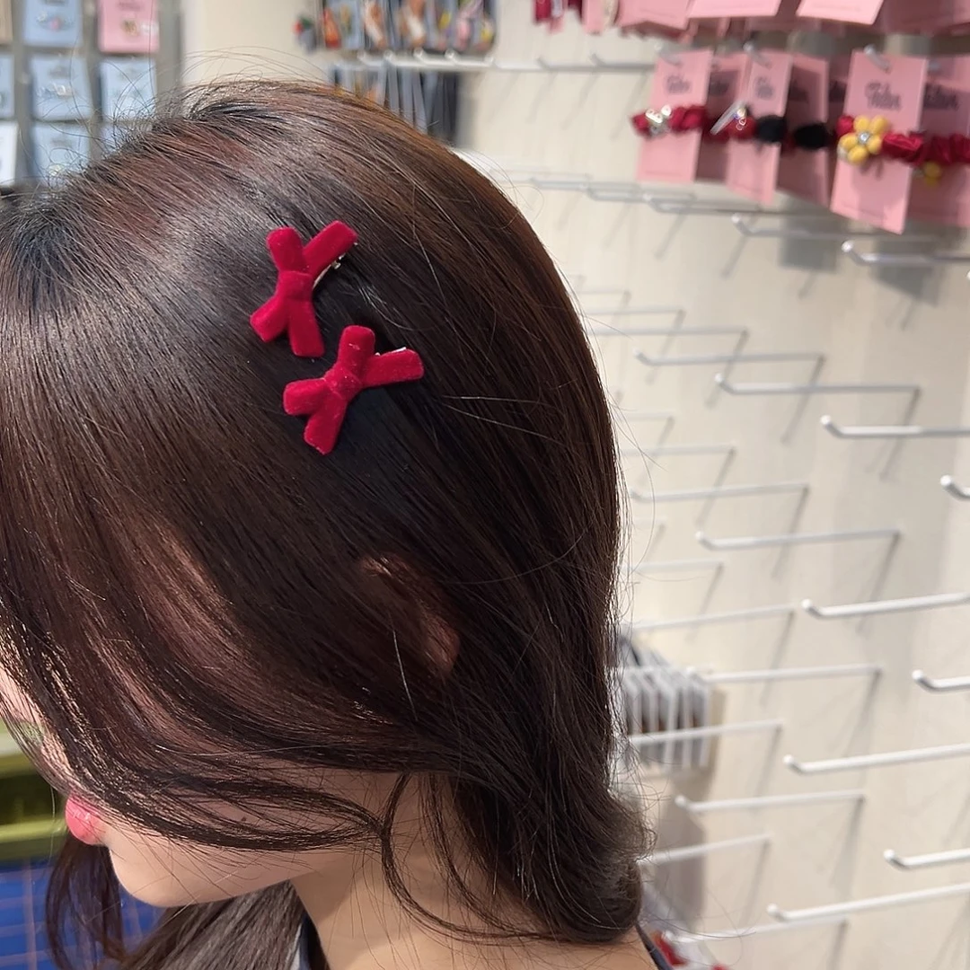 布艺铁合金一对鸭夹