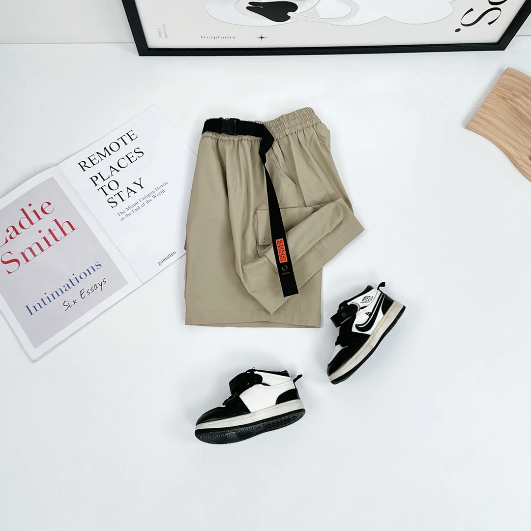 儿童五分裤子夏季装薄款男童装休闲工装裤 WK25056 悠悠童话童装