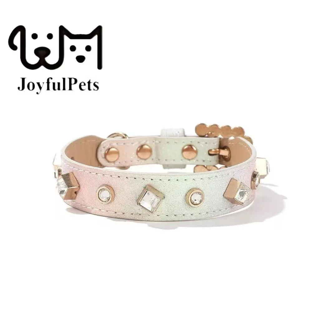 【JoyfulPets】幻彩晶钻宠物项圈可牵引猫咪项链中小型犬颈圈