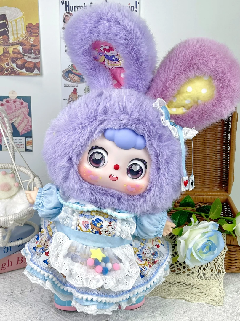 【糯米娃衣】正版豆包绒绒400%大体毛绒高定手工专属娃衣盲盒