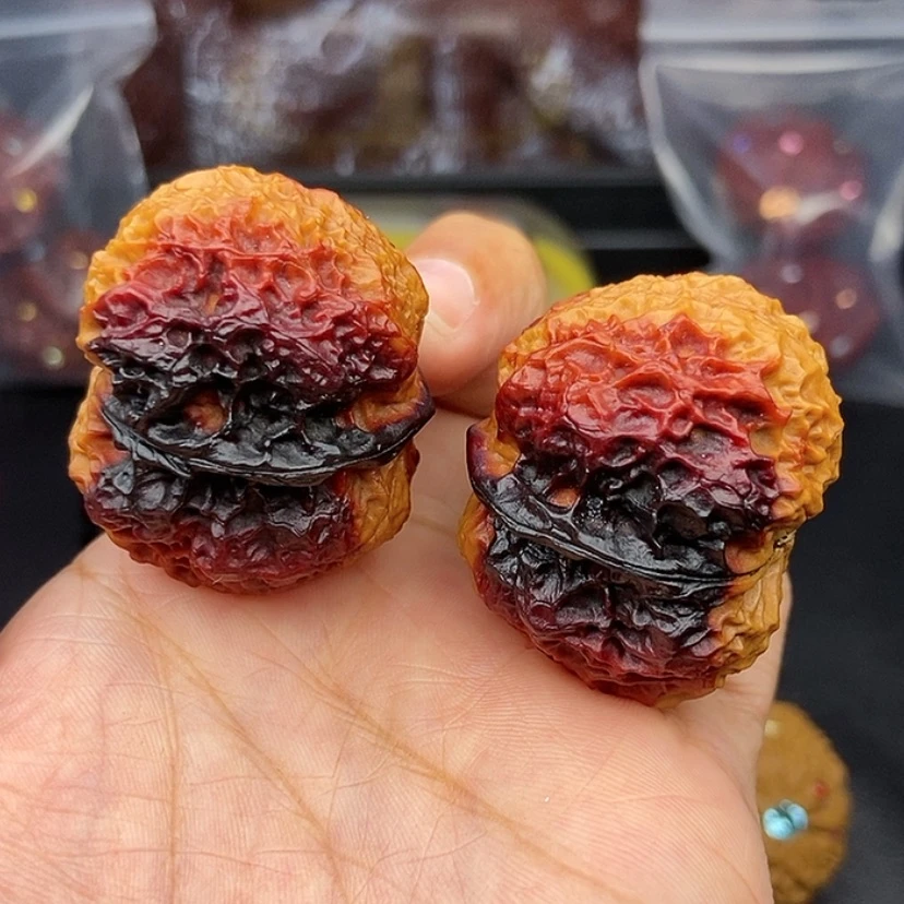 【闪购商品】把件文玩核桃40尺火麒麟金蟾