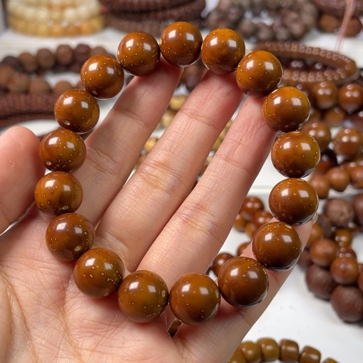 紫金鼠手串12.7尺寸练手瑕疵款