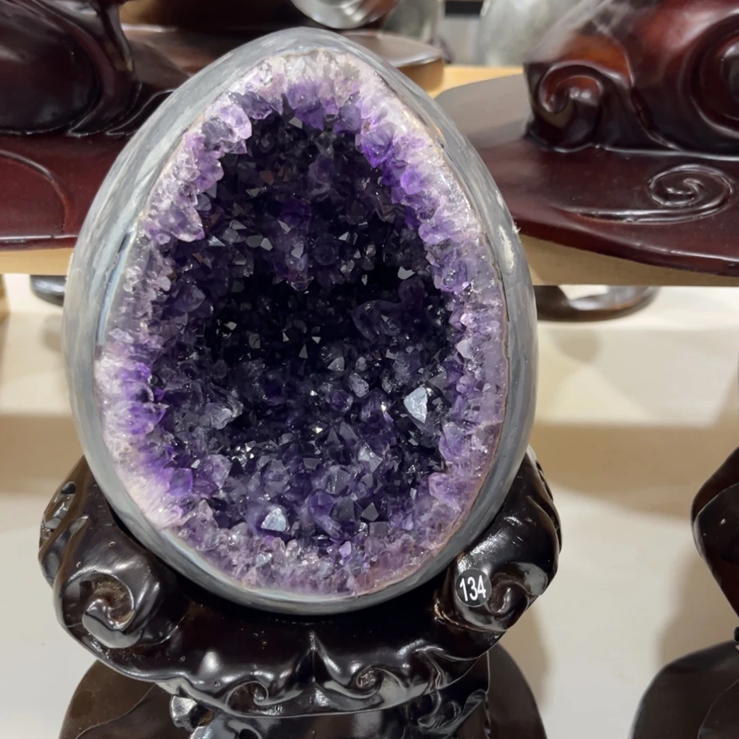 未镶嵌摆件紫晶水晶