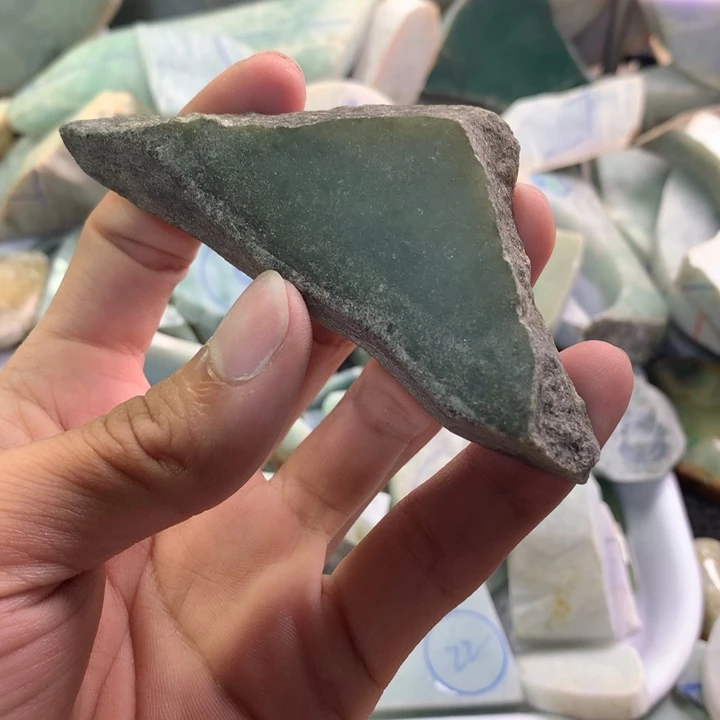 翡翠裸石老莫西沙