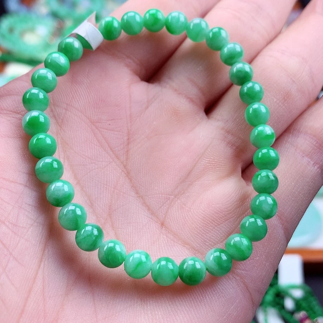 未镶嵌手链翡翠手串