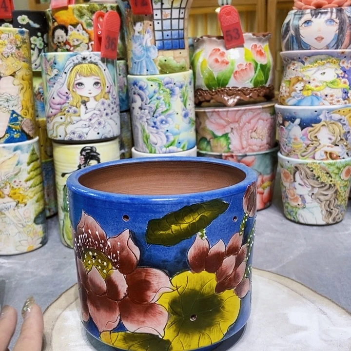景德镇艺术手绘作品