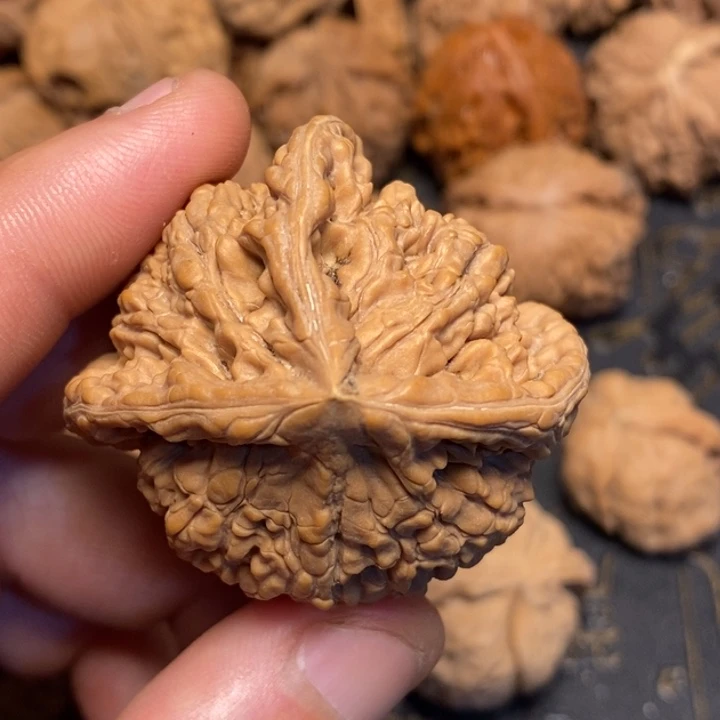 文玩核桃吊坠橙*.文玩核桃异形单只